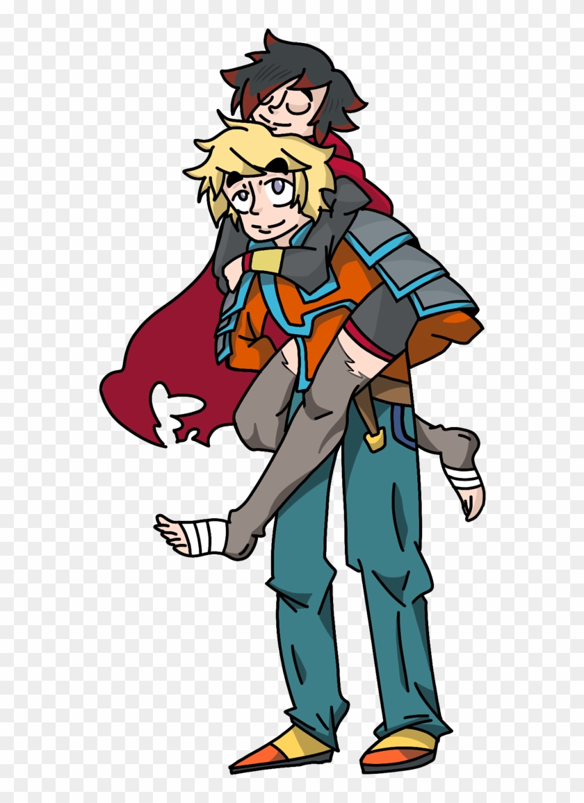 The Legend Of Zelda - Rwby Piggyback Clipart #628535