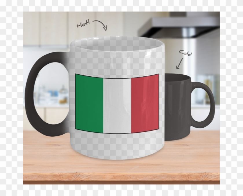 Italian Flag Color Changing Mug - Taza Magica Para Mama Clipart #628687