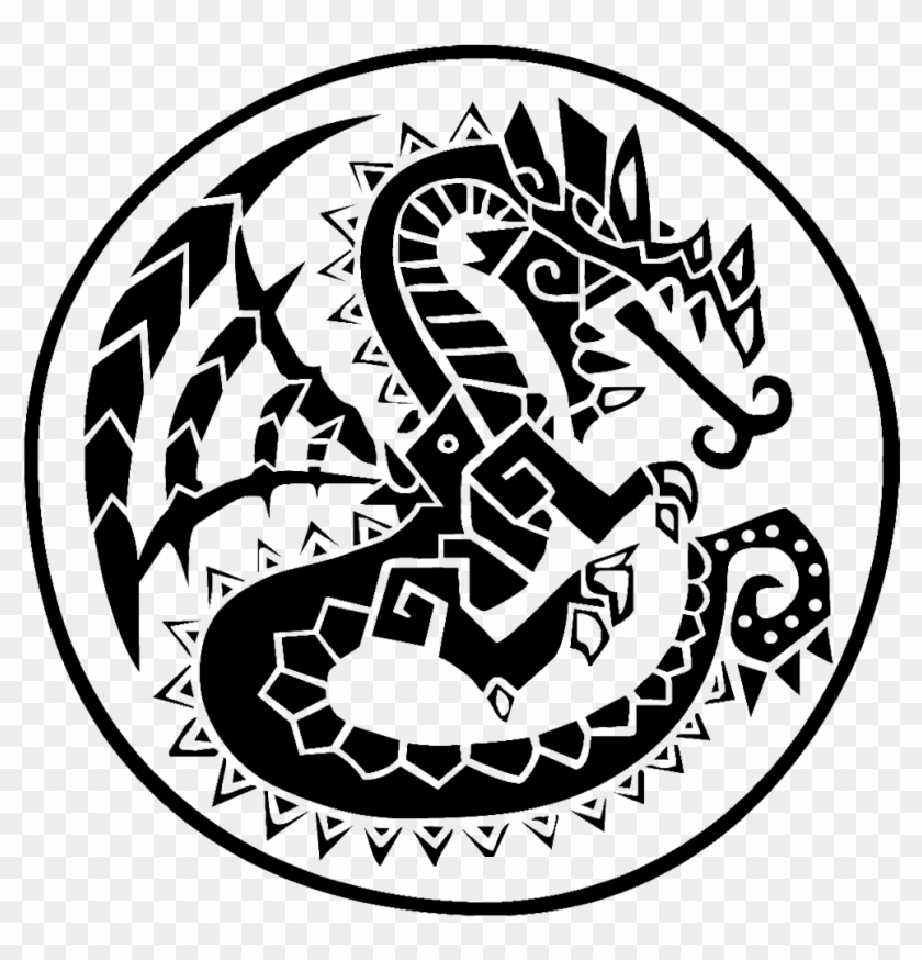 Monster Hunter Hunter's Guild Crest - Monster Hunter World Simbol Clipart