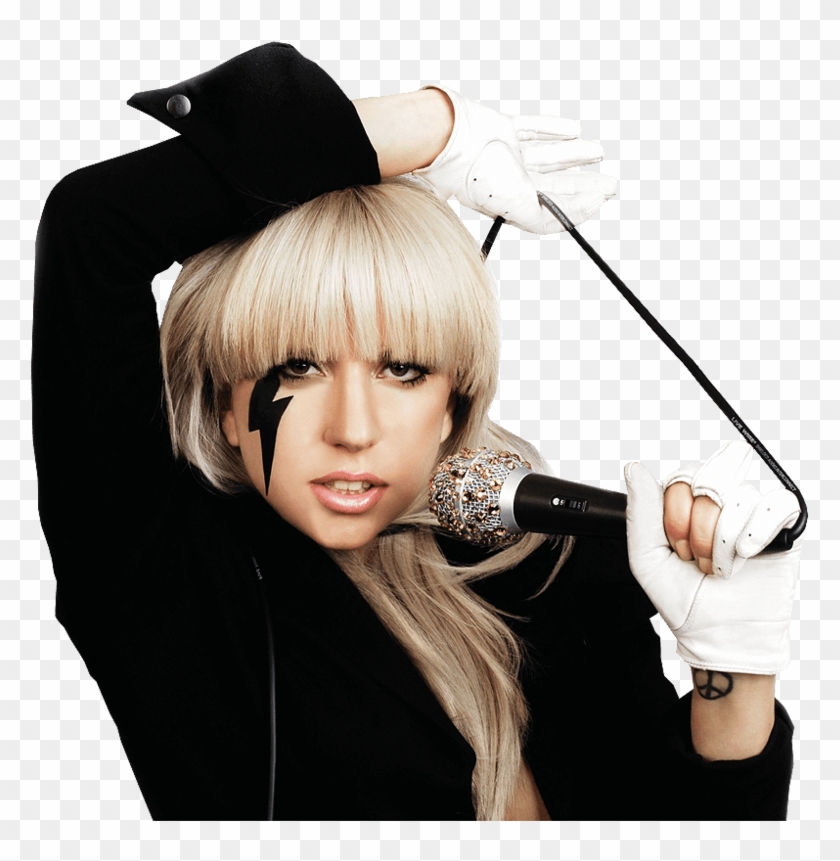 Music Stars - Lady Gaga 2008 The Fame Clipart