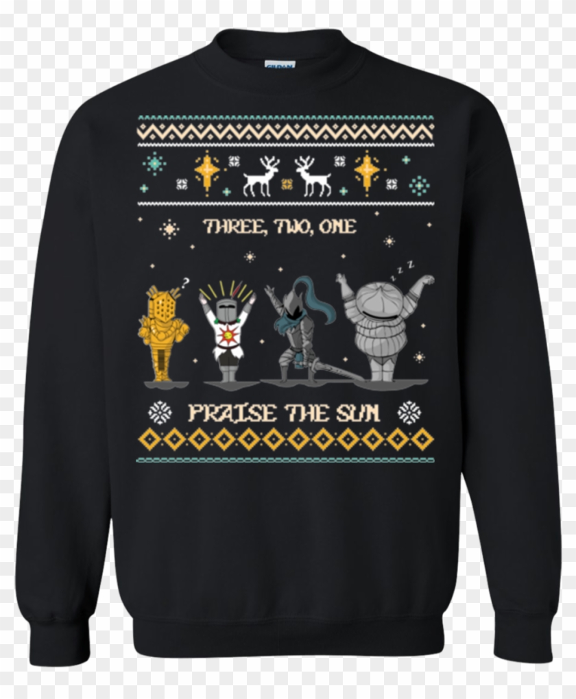 Christmas Ugly Sweater Praise The Sun There Two One - Ugly Christmas Sweater Friends Clipart
