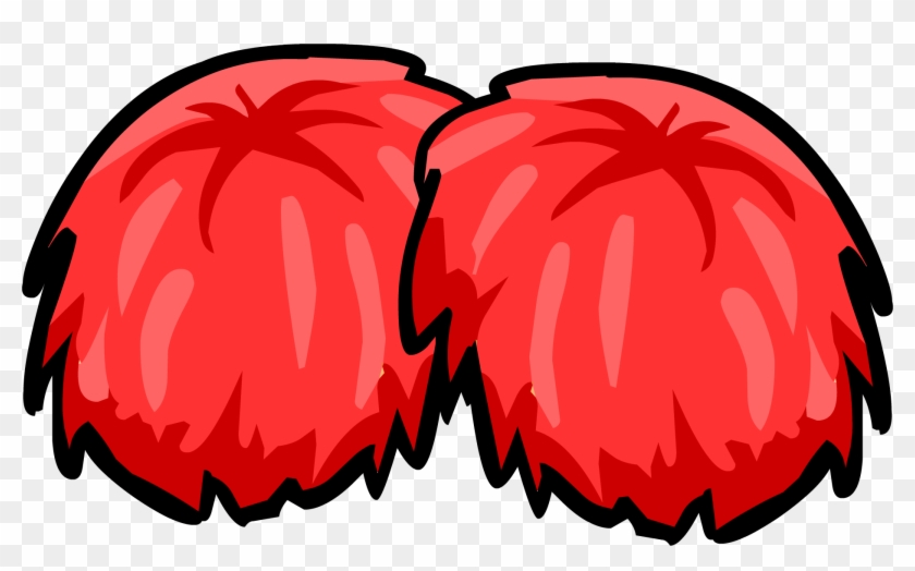 Red Pom Poms Icon - Red Pom Poms Clipart - Png Download