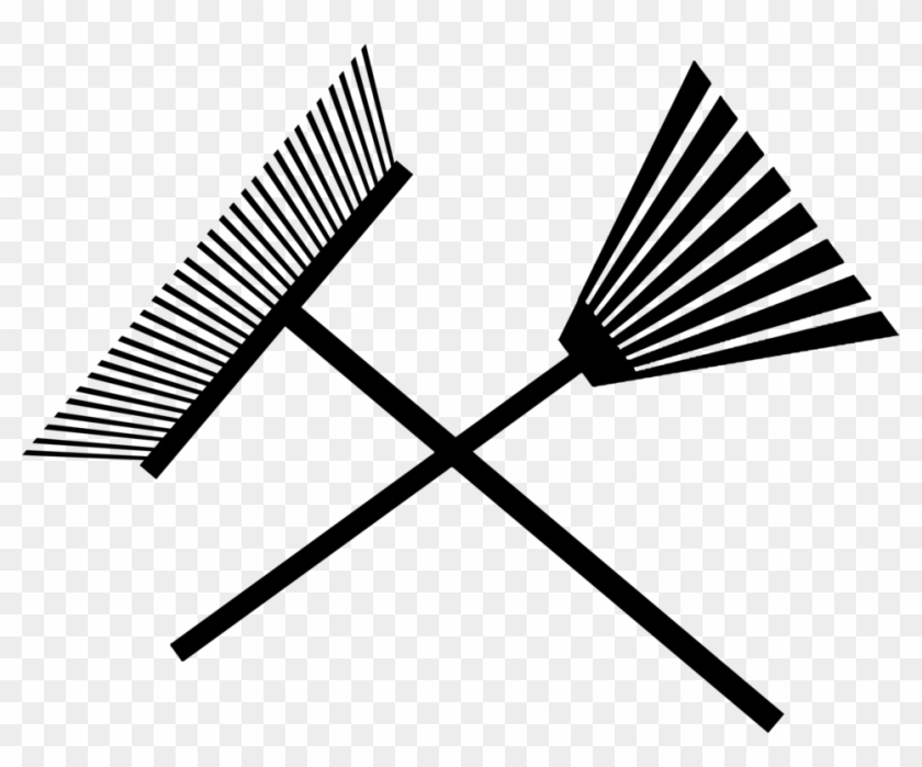 Rake Computer Icons Garden Tool Garden Tool - Rake Silhouette Clipart