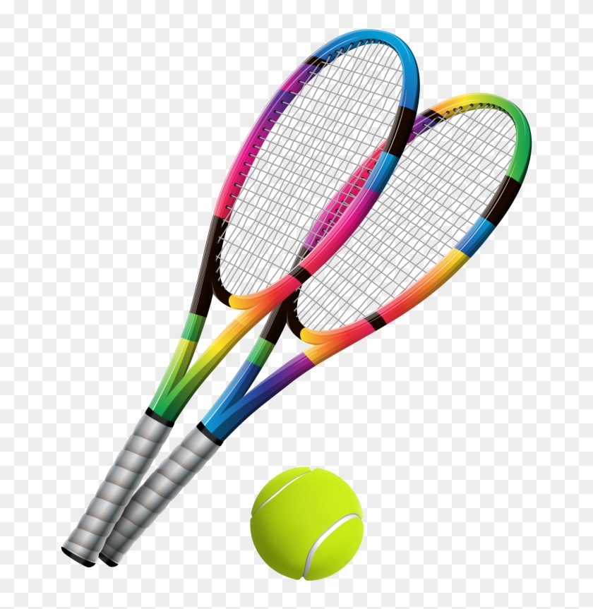 Tennis Clipart - Tennis Racket Png Transparent Png #629342
