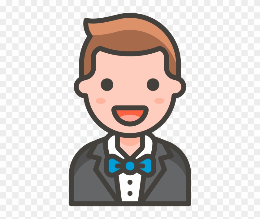 Man In Tuxedo Emoji - Singer Icon Png Clipart