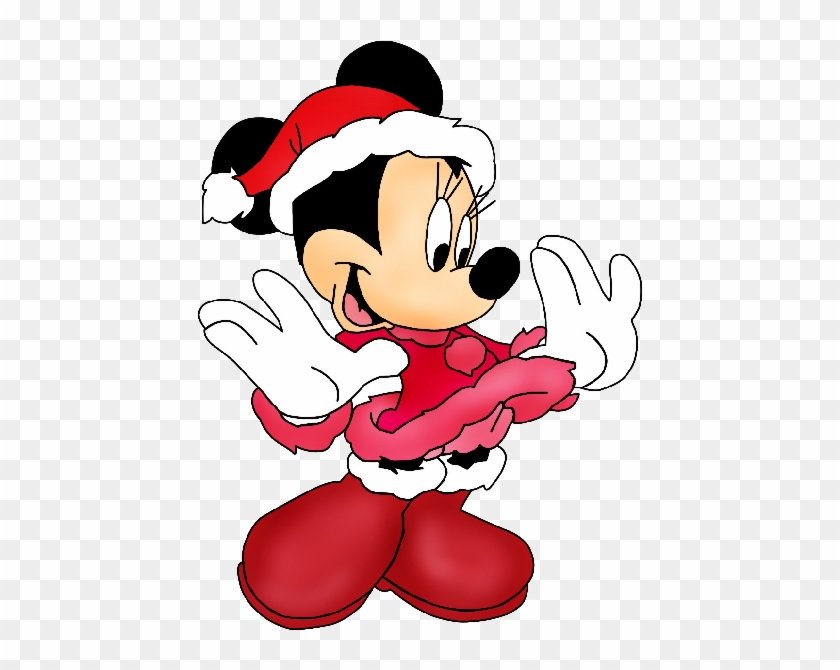 Pictures Of Christmas Characters - Minnie Mouse Christmas Clipart