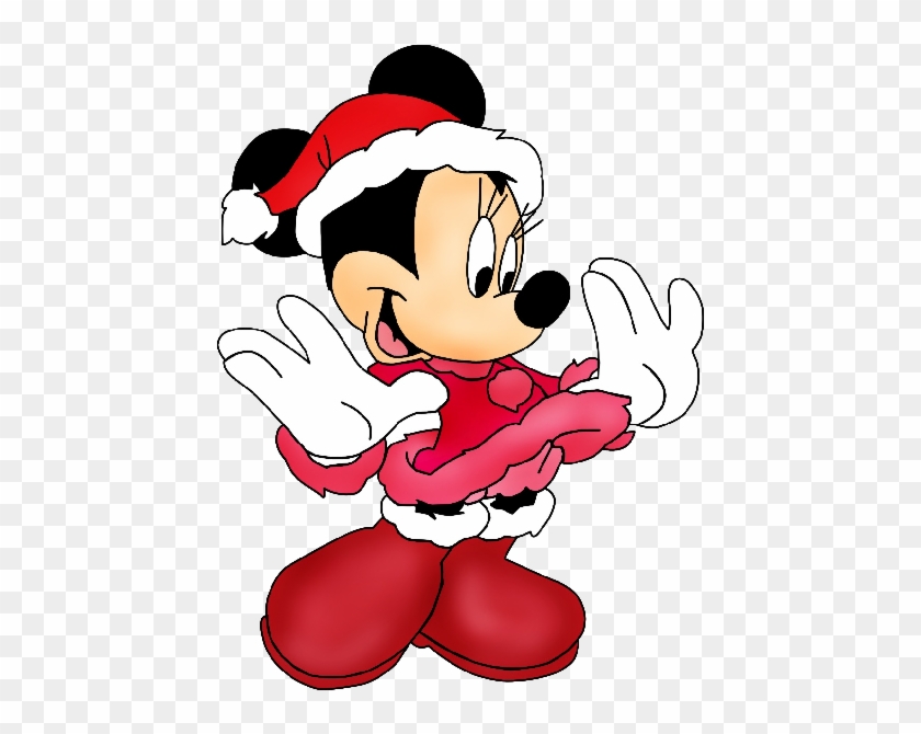 Pictures Of Christmas Characters - Minnie Mouse Christmas Clipart #629755