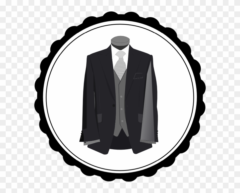 Pin Black Dress Clipart Wedding Suit - Black And White Dress Clipart Png Transparent Png