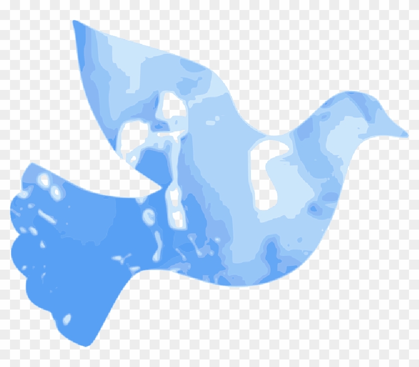 Holy Spirit Course - Blue Dove Clip Art - Png Download #630653