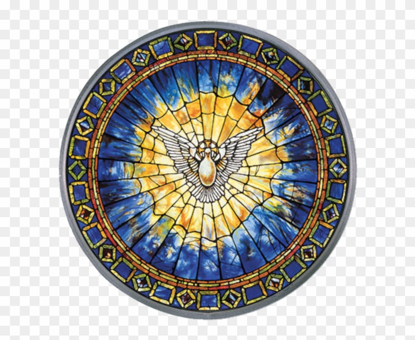 Stained Glass Patterns, Stained Glass Art, Stained - Holy Spirit Glass Art Clipart