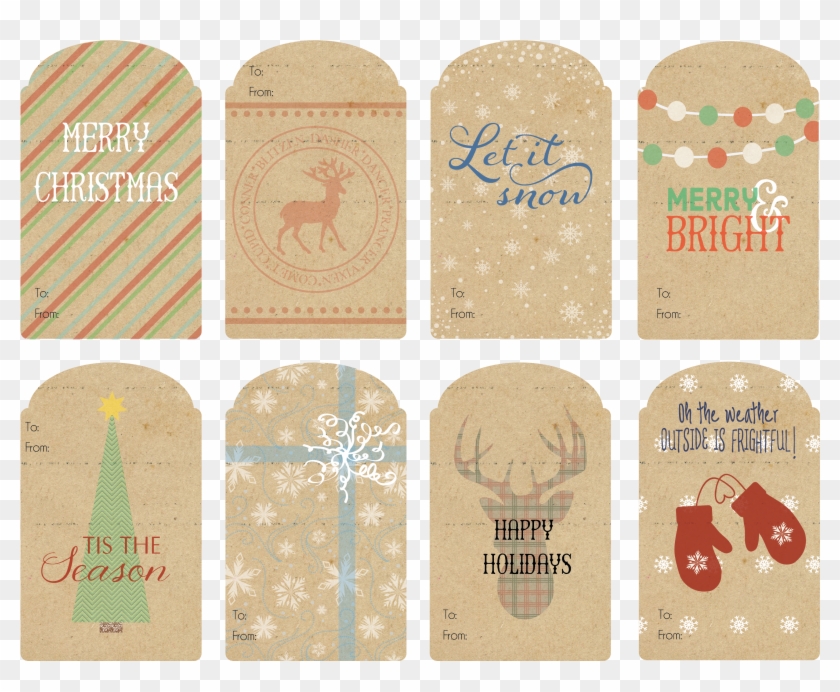 Svg Black And White Download Tag Svg Christmas Gift - Christmas Day Clipart #631201