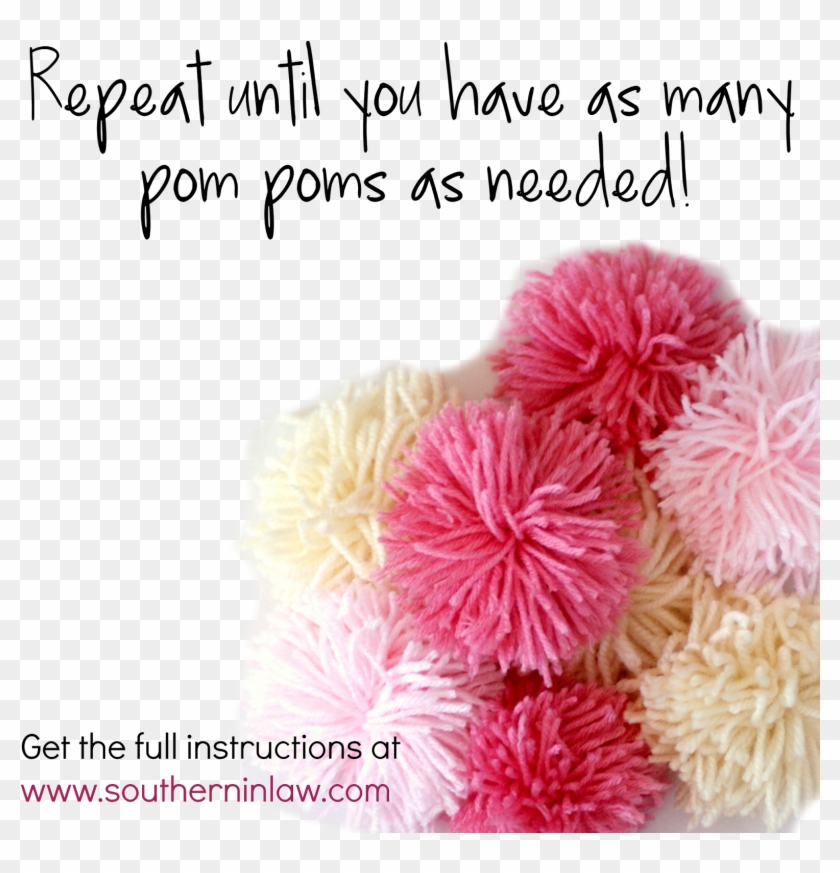 Diy Pom Pom Garland Tutorial Clipart