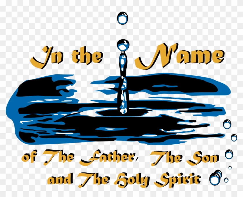 Baptism Of Father Son And Holy Spirit - Water Baptism Clipart - Png Download #631487