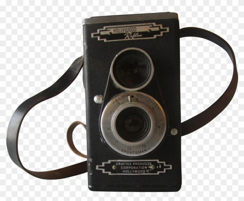Vintage 1940's Hollywood Reflex Sportsman Tlr Camera - Instant Camera Clipart #631636