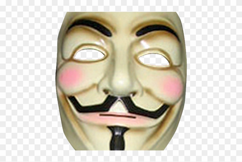 Joker Clipart Anonymous Face - Paper Mache Anonymous Mask - Png Download