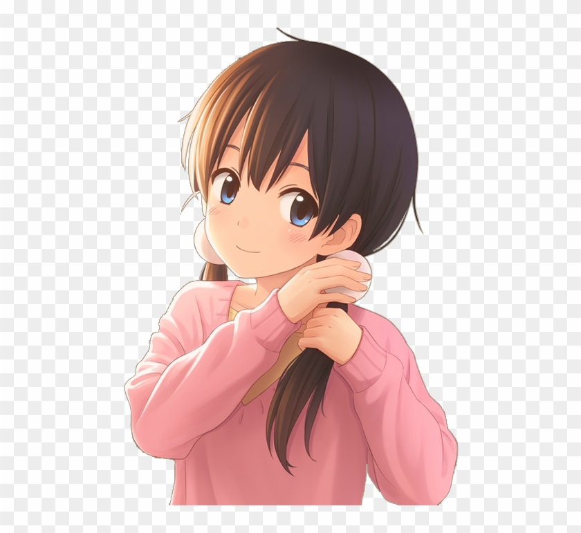 Download Anime Little Girl Png Hoodie Headphones Tomboy