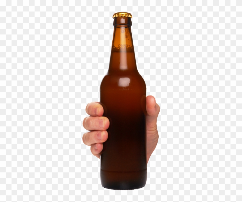 Beer Bottle In Hand - Beer Bottle Clipart
