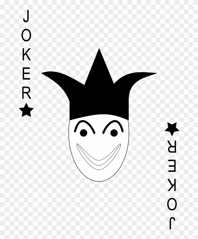 Cards Joker Black - Black Joker Card Png Clipart