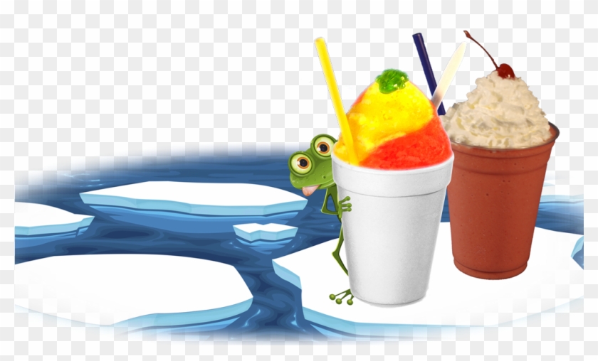 Snow Cone And Smoothie - Frozen Carbonated Beverage Clipart