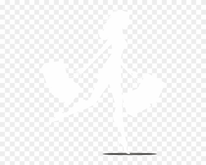 Shopping-girl - Illustration Clipart