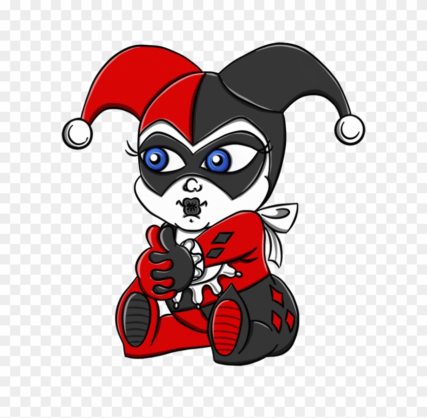 Baby Clipart Joker - Baby Harkey Quinn Tattoo - Png Download