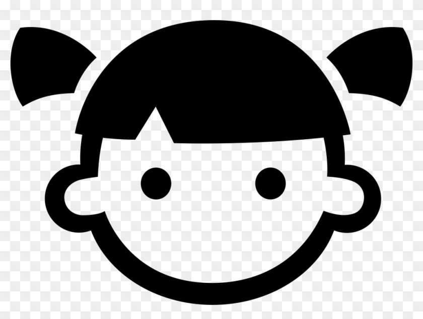 Png File Svg - Baby Girl Icon Transparent Background Clipart