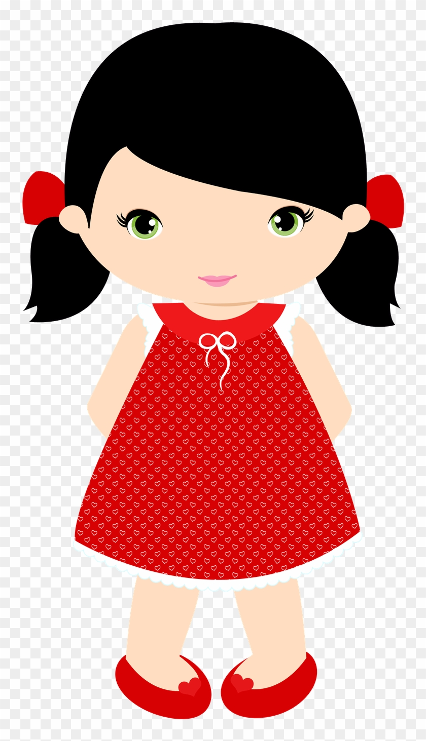 Short Clipart Lady 5 Of A Little - Little Girl Clipart - Png Download