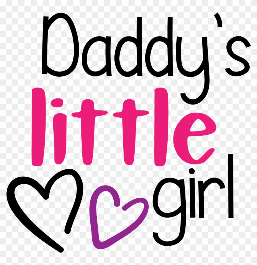 Daddies Little Girl - Heart Clipart
