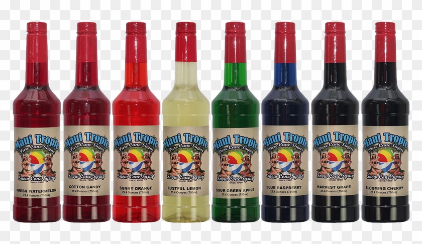 4 Ounce Bottles Of Maui Tropic Snow Cone Syrup With - Punsch Clipart #633077