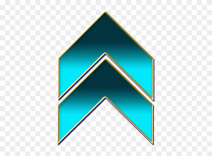 Double Arrow Cyan - Cyan Png Clipart