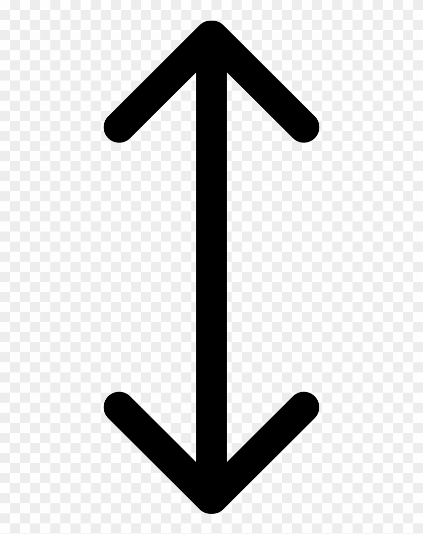 Double Arrow Vertical Symbol Comments - Up Down Arrow ...