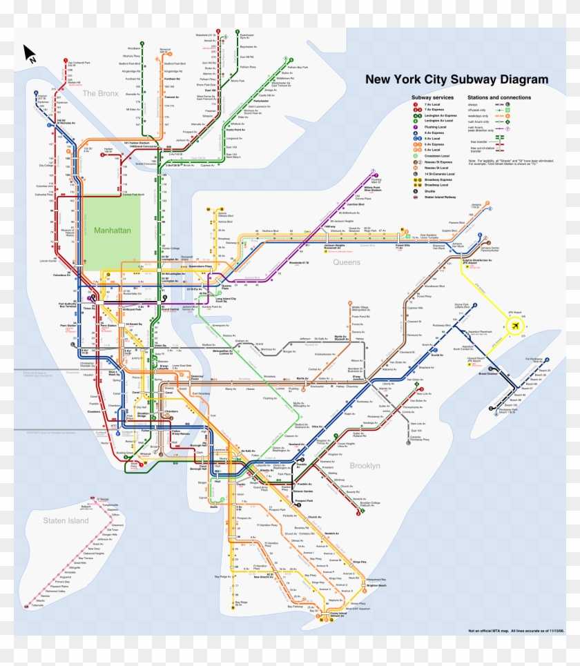 Nyc Subway 4b Shrunk 2 - Nyc Subway Png Clipart #633803