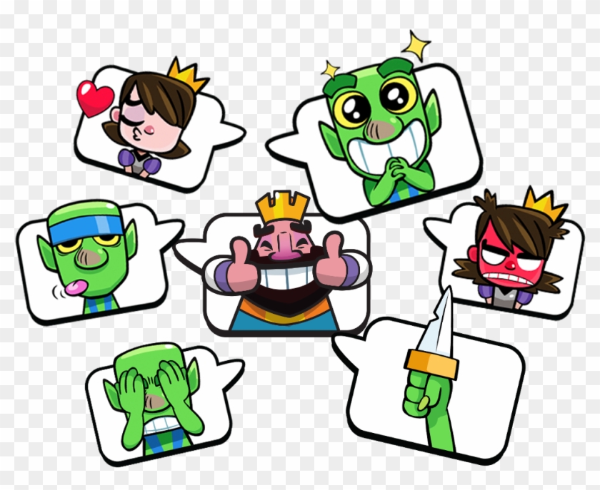 1059 X 846 31 - Clash Royale All Emotes Clipart #633805