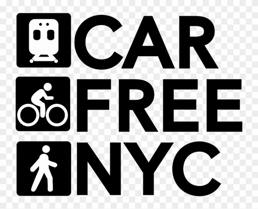 Car Free Nyc , Png Download - Car Free Day Logo Clipart