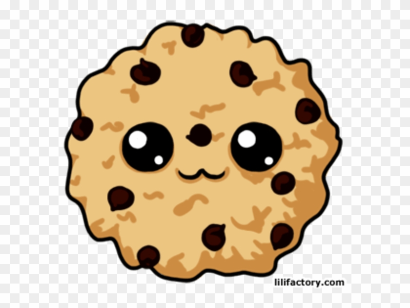 Pin Bitten Chocolate Chip Cookies Clipart - Cute Cartoon Chocolate Chip Cookies - Png Download #634056