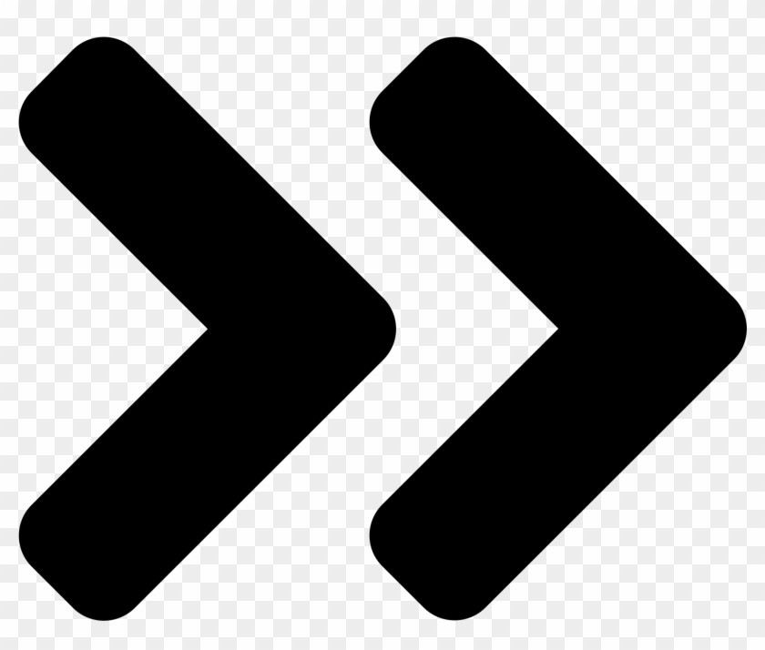 Right Double Arrow - Angle Double Right Clipart