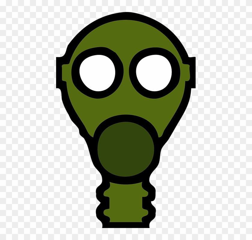 Toxic Clipart Mask - World War 1 Gas Mask Cartoon - Png Download #634322