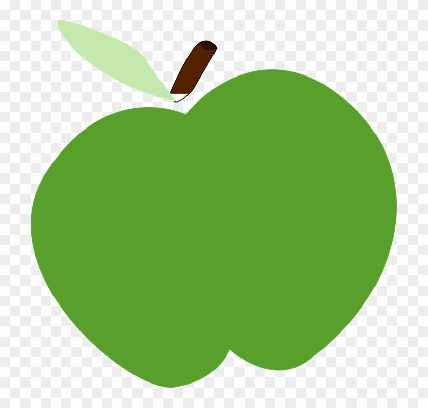 Green Apple Fall - Green Apple Graphic Clipart #634531