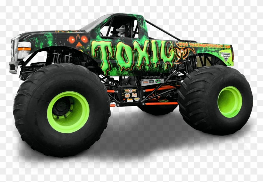 Toxic Monster Truck - Monster Truck Clipart