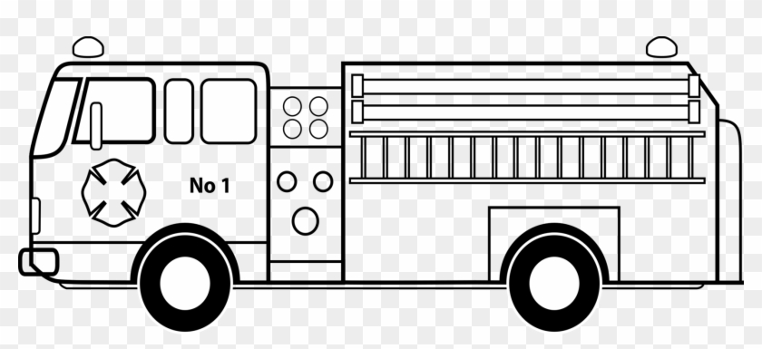 Car Fire Engine Coloring Book Motor Vehicle Emergency Clipart