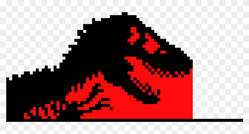 Jurassic Park Logo - Jurassic Park Pixel Art Clipart #635067