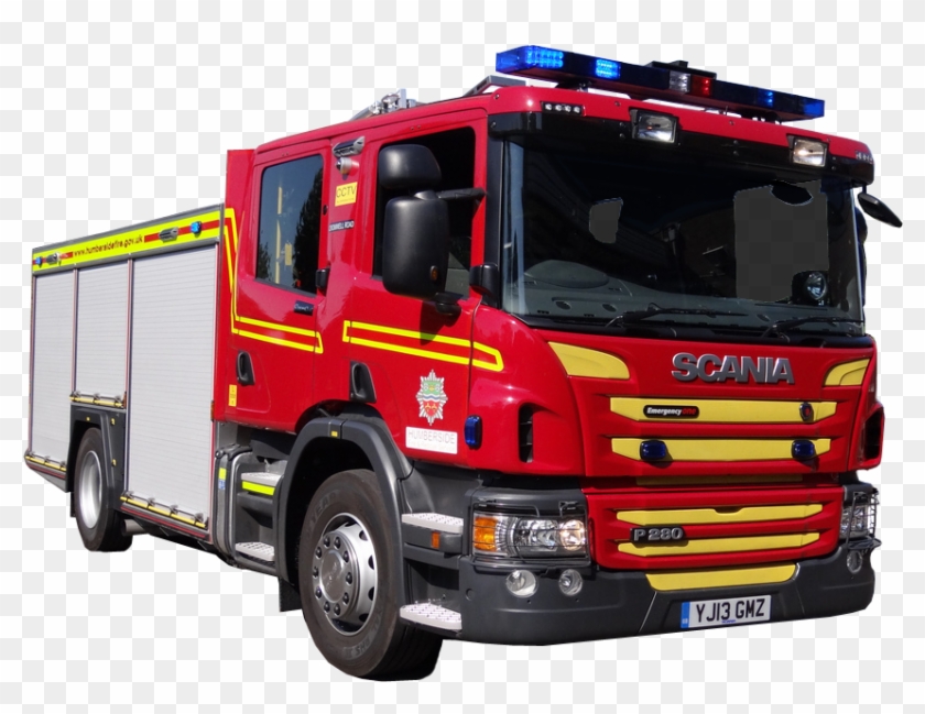 Go To Image - Fire Truck Transparent Background Clipart #635077