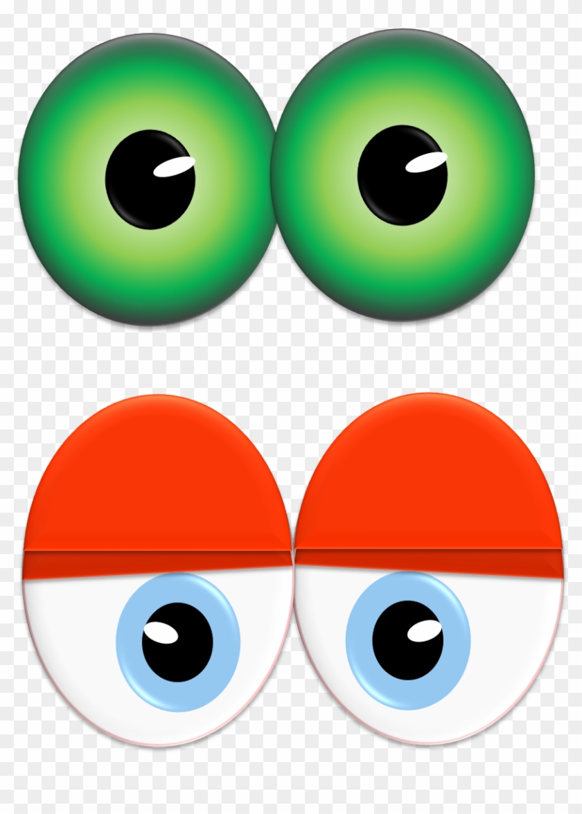 Red Eyes Clipart Printable - Eye Photo Booth Props - Png Download