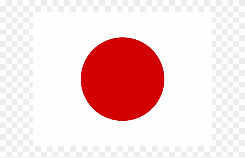 Flag Of Japan Logo Png Transparent - Circle Clipart