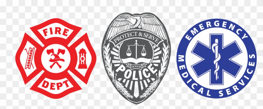 Give Thanks For Emergency Responders - First Responders Logo Png Clipart #635319
