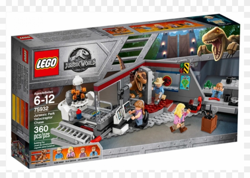 75932 1 - Lego Jurassic Park Velociraptor Chase Clipart #635349