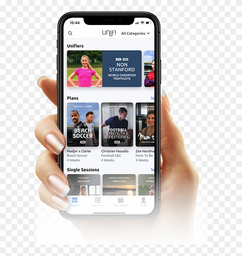 Hand Holding Phone - Iphone Clipart #635402