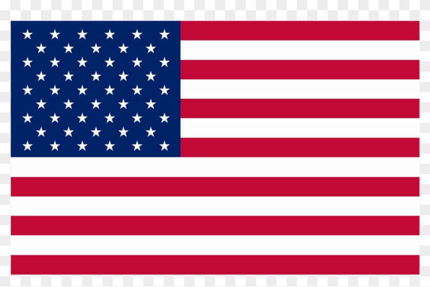 American Flag Logo Vector - 8 Bit Usa Flag Clipart