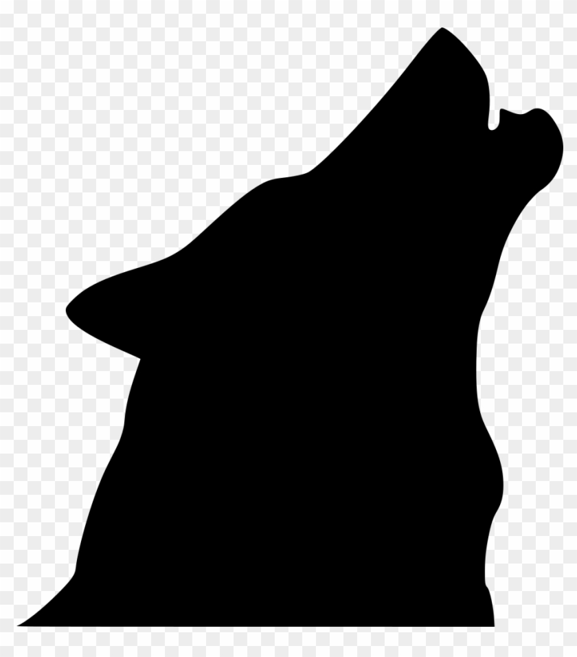 Download Png - Howling Wolf Head Silhouette Clipart #635755