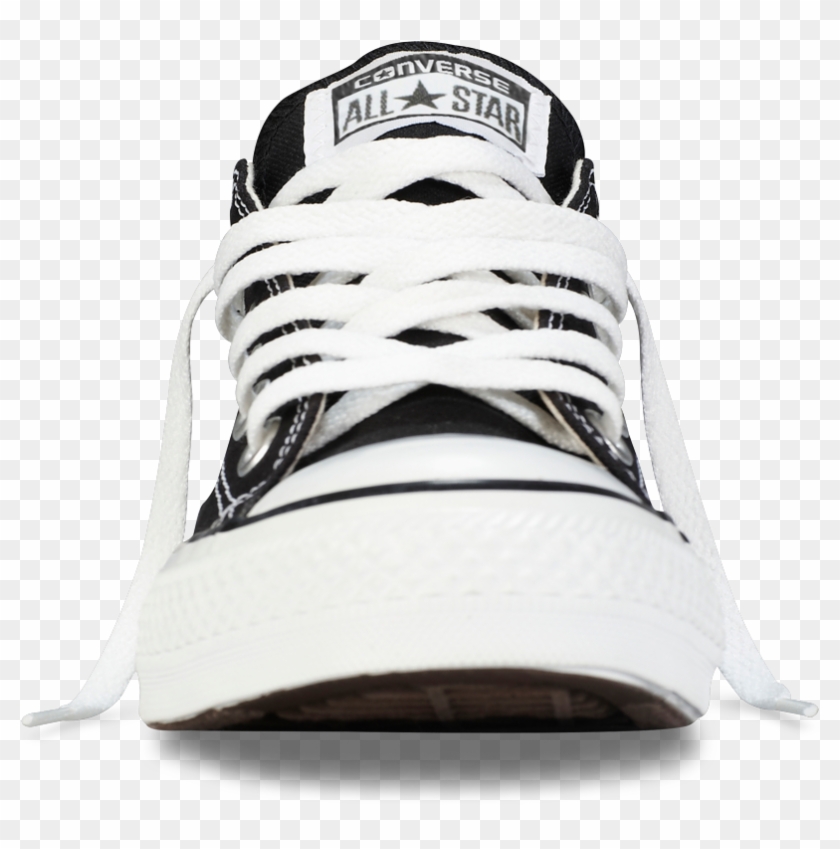 Converse Black Low-top - Canvas All Star Shoes Clipart #635982